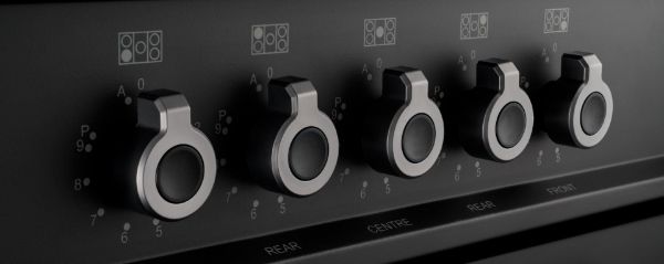 Bertazzoni Professional 100cm Induction XG Range Cooker in Carbonio_Knobs
