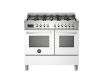 Bertazzoni Professional 100cm Dual Fuel Twin Oven Range Cooker in Bianco
