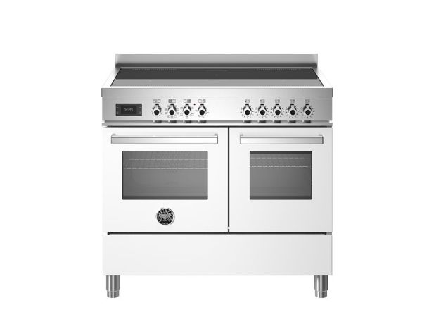 Bertazzoni Professional 100cm Induction Twin Oven Range Cooker in Bianco