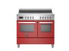 Bertazzoni Professional 100cm Induction Twin Oven Range Cooker in Rosso