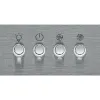 Indesit IHBS 6.5 LM X Wall mounted cooker hood - 60cm controls