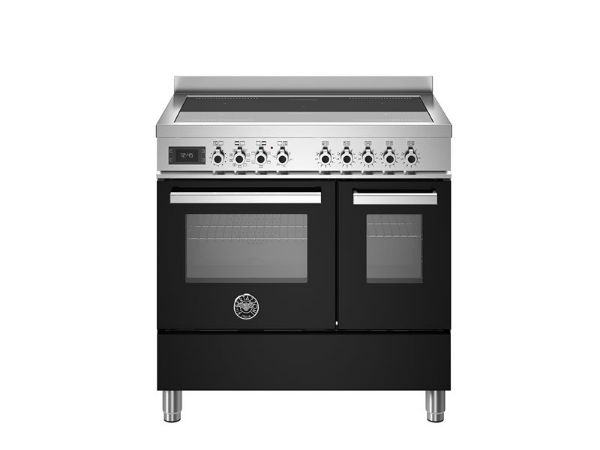 Bertazzoni Professional 90cm Induction Twin Oven Range Cooker in Nero