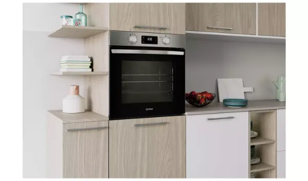 Indesit IO 278P1 X UK Built In Single Electric Oven - S/Steel main 3