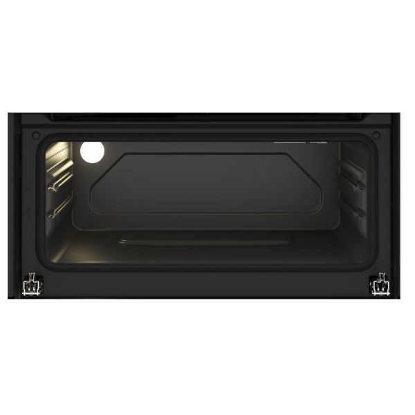 Indesit DII 10N S Built In Electric Fan Double Oven - Silver inside