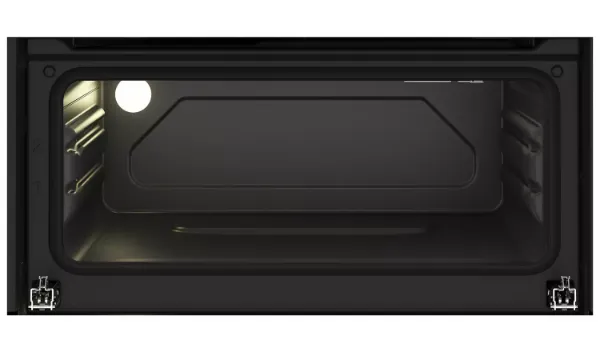 Indesit DII 10D B Built In Electric Fan Double Oven - Black inside