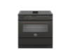 Bertazzoni Professional 90cm Single Aspirational Induction Range Cooker in Carbonio