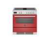 Bertazzoni Professional 90cm Single Aspirational Induction Range Cooker in Rosso