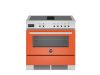 Bertazzoni Professional 90cm Single Aspirational Induction Range Cooker in Arancio