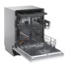 LG DB273TX QuadWash™ Full Size Integrated Dishwasher with 14 Place Settings_angled view