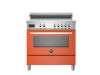 Bertazzoni Professional 90cm Single Induction Range Cooker in Arancio
