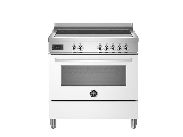 Bertazzoni Professional 90cm Single Induction Range Cooker in Bianco