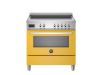 Bertazzoni Professional 90cm Single Induction Range Cooker in Giallo