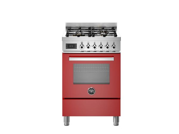 Bertazzoni Professional 90cm Single Induction Range Cooker in Rosso