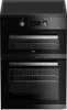 Beko BDI6C65 60 cm Double Oven Electric Cooker with Induction Hob – Black