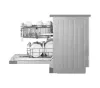LG DF030FL 13 Place Setting Full Size Freestanding Dishwasher in Silver_side view