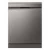 LG DF355FP 14 Place Setting QuadWash™ Freestanding Dishwasher in Silver