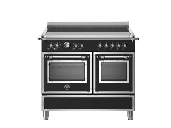 Bertazzoni Heritage 100cm_Dimension Induction Range Cooker Twin Oven in Matt Nero