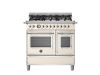 Bertazzoni Heritage 90cm Dual Fuel Range Cooker Twin Oven in Avorio
