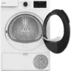Blomberg LTA19321W 9kg Heat Pump Tumble Dryer - White_door open