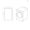 Hoover H-Dry 300 HLE C10DE-80 10kg Condenser Tumble Dryer - White_diagram