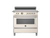 Bertazzoni Heritage 90cm Induction Range Cooker Single Oven in Avorio