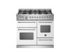 Bertazzoni Master 100cm XG Dual Fuel Range Cooker in Matt Bianco