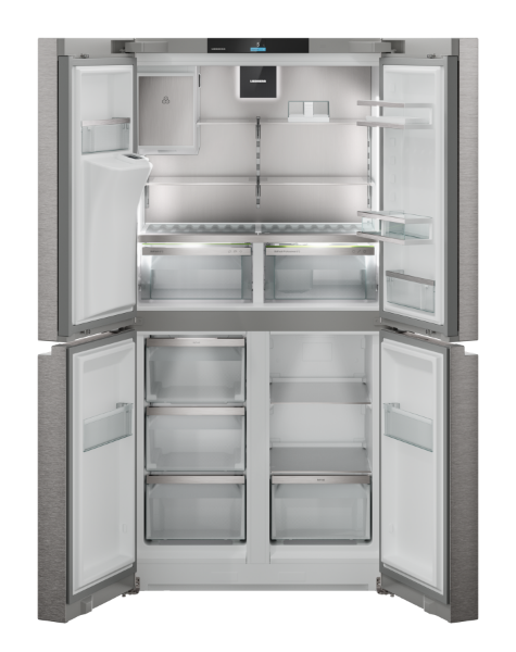 Liebherr MBsddi 9058 Prime BioFresh NoFrost 4-door French Door Fridge Freezer with Water and Ice Cube Dispenser_interior empty