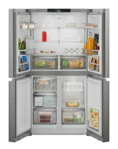 Liebherr Msdd 9012 Pure NoFrost 4-door French Door Fridge Freezer with EasyTwist-Ice_interior full