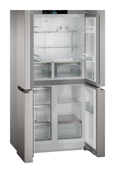 Liebherr Msdd 9012 Pure NoFrost 4-door French Door Fridge Freezer with EasyTwist-Ice_angled open