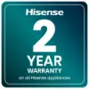 Hisense RB327N4ABD 55cm 60/40 Frost Free Fridge Freezer - Black_warranty