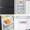 Hisense RB327N4ABD 55cm 60/40 Frost Free Fridge Freezer - Black_highlights