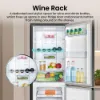 Hisense RB327N4ABD 55cm 60/40 Frost Free Fridge Freezer - Black_wine rack