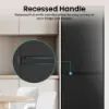 Hisense RB327N4ABD 55cm 60/40 Frost Free Fridge Freezer - Black_recessed handle