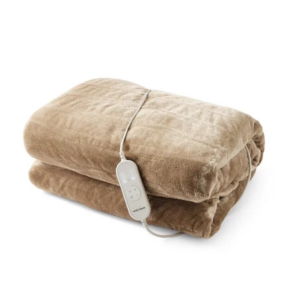 Morphy Richards 610006 Teddy & Flannel Luxury Throw 200cm x 180cm - Mocca_main