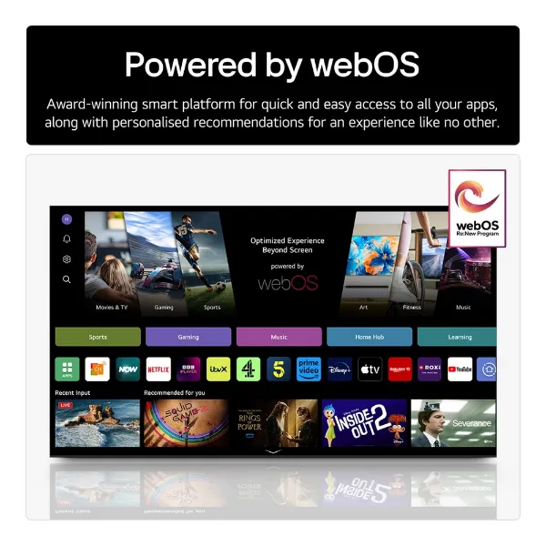 LG 50UA74006LB.AEK 50" 4K Ultra HD Smart TV_powered by webos