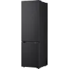 LG GBBS524AEV 375L Freestanding Fridge Freezer in Black_angled