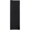 LG GBBS524CEV 375L NatureFRESH Fridge Freezer in Essence Black Steel_side
