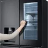 LG GMG96CRAFT 638L InstaView™ Fridge Freezer with Craft Ice™ in Essence Black Steel_instaview