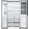 LG GSGV81PYLL American Style Smart Total No Frost Fridge Freezer with InstaView™ - Prime Silver_interior empty