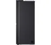 LG GSLE91EVAB 623L Side-By-Side Fridge Freezer with Water & Ice Dispenser in Essence Black Steel_side