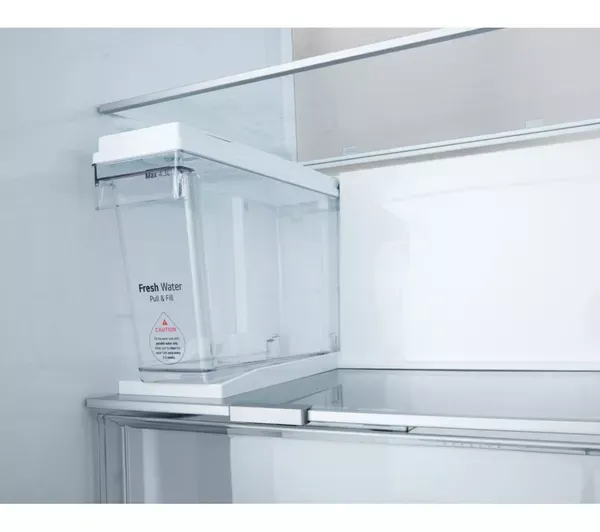 LG GSLE91EVAB 623L Side-By-Side Fridge Freezer with Water & Ice Dispenser in Essence Black Steel_interior
