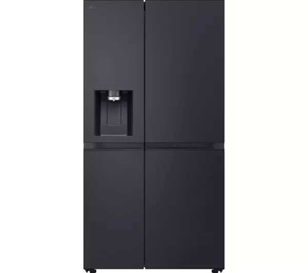 LG GSLE91EVAB 623L Side-By-Side Fridge Freezer with Water & Ice Dispenser in Essence Black Steel_main