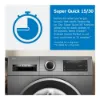 Bosch WGE03408GB 8kg 1400 Spin Washing Machine - White_super quick