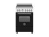 Bertazzoni Master 60cm Induction Single Oven Range Cooker in Matt Nero