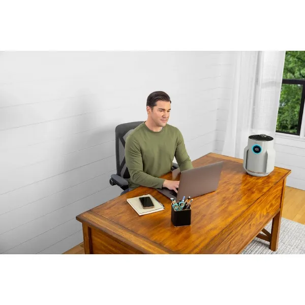 Shark HP072UK NeverChange5 Air Purifier Compact Pro - Dove_home office