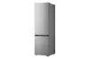 LG GBBSJ10EPY 333L NatureFRESH Freestanding Fridge Freezer in Prime Silver_angled view