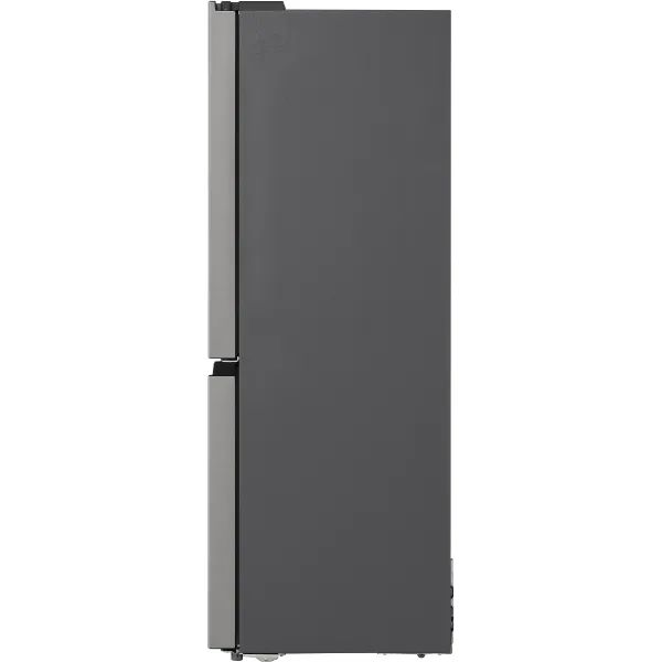 LG GMM41MSBEM 474L American Style Multi Door Fridge Freezer in Silver_side