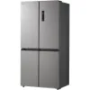 LG GMM41MSBEM 474L American Style Multi Door Fridge Freezer in Silver_angled view front