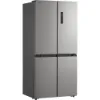 LG GMM41MSBEM 474L American Style Multi Door Fridge Freezer in Silver_angled view