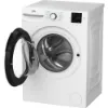 Beko BMN3WT3941W 9kg 1400 Spin Freestanding Washing Machine with EnergySpin_angled view door open